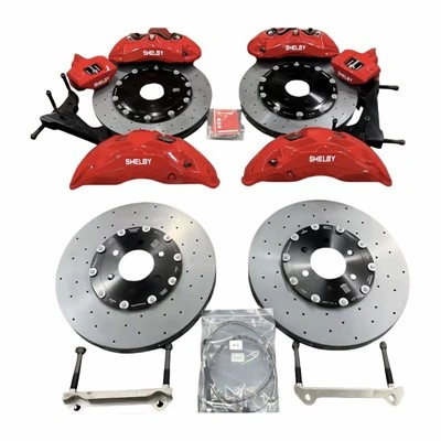 Cov Khoom Siv Tsheb Loj Loj Pem Hauv Ntej Carbon Ceramic Nres Disc rau Ford F-150